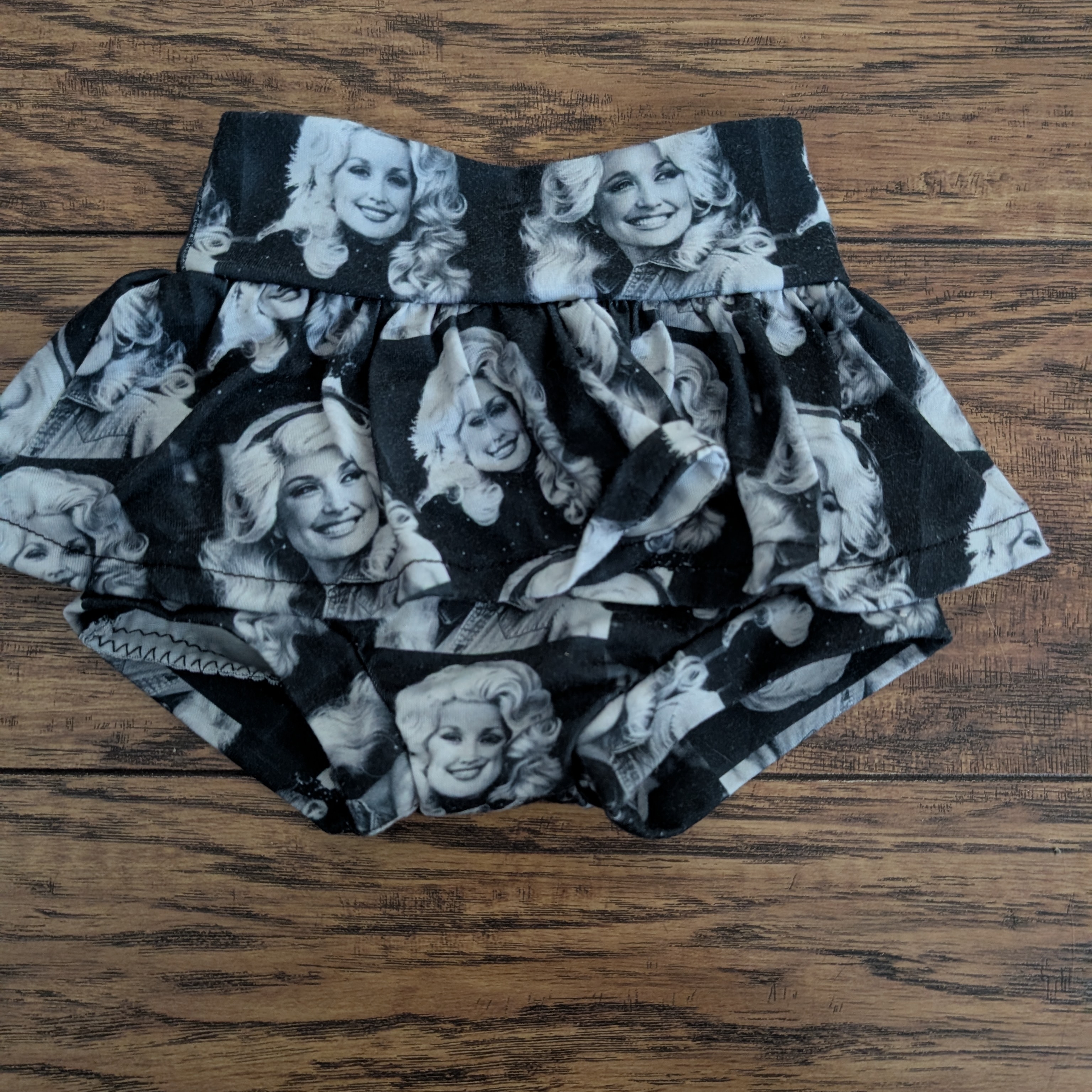 $ 3/$24 Dolly Parton Skirted Bummie Shorts
